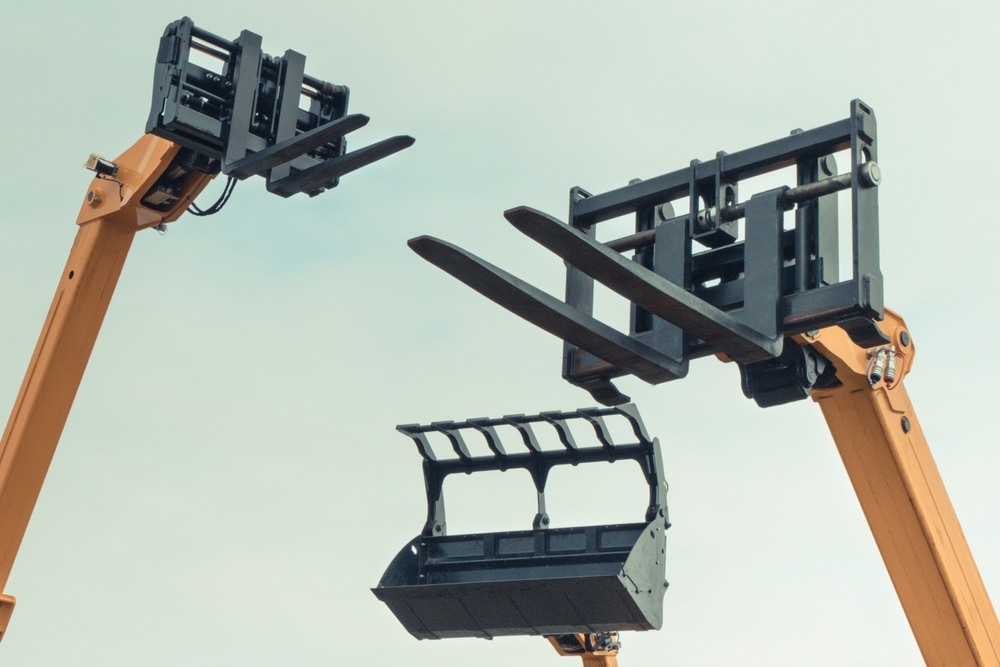 Forklift,And,Industrial,Or,Agricultural,Loader,Machine,Using,For,Transport